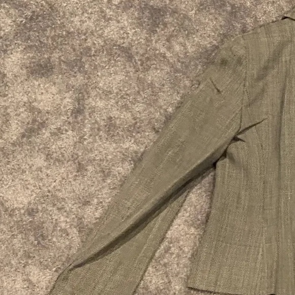 (1) Trendy Vintage Gray Patterned Max Mara Wool Suit Jacket Women’s Size 10 - Picture 12 of 15